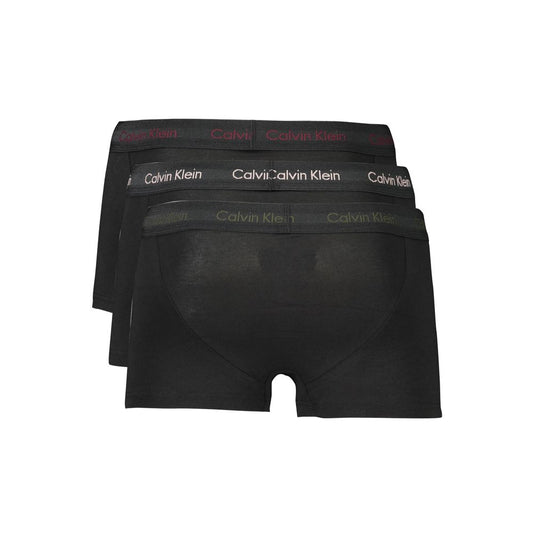 Ropa interior de algodón negra de Calvin Klein
