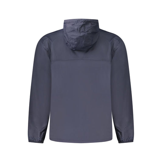 K-WAY Blue Polyamide Men Jacket
