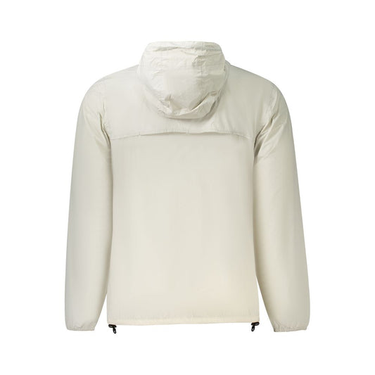 K-WAY Beige Polyamide Men Jacket