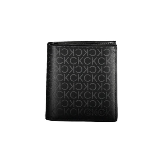 Cartera de poliéster negra de Calvin Klein