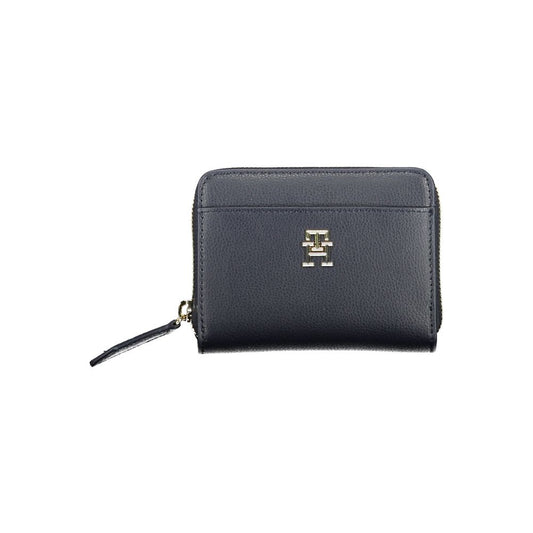 Cartera de poliéster azul Tommy Hilfiger