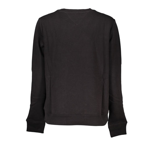 Suéter de algodón negro de Tommy Hilfiger