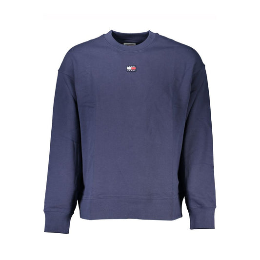 Suéter de algodón azul Tommy Hilfiger