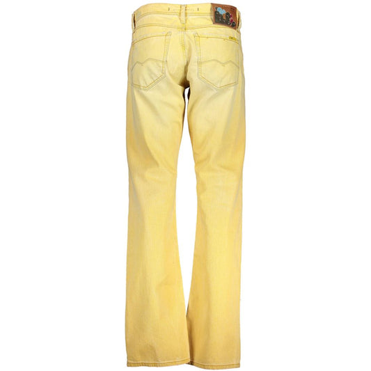 Meltin'Pot Yellow Cotton Jeans & Pant