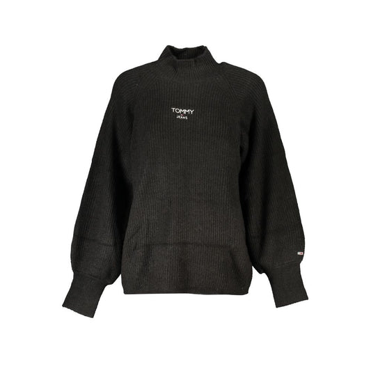 Suéter de poliéster negro de Tommy Hilfiger