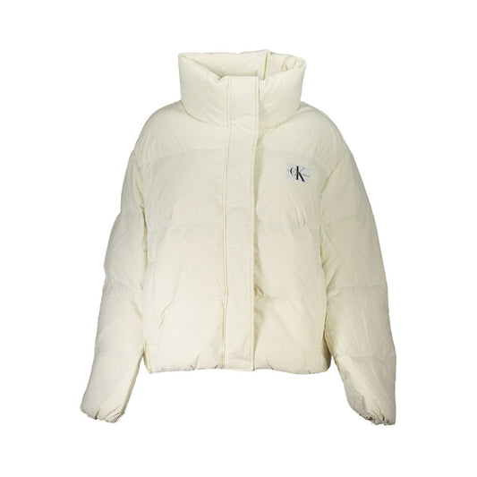 Chaquetas y abrigos de poliamida blancos de Calvin Klein