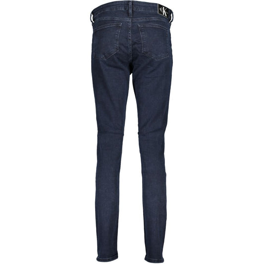 Calvin Klein Blue Cotton Jeans & Pant