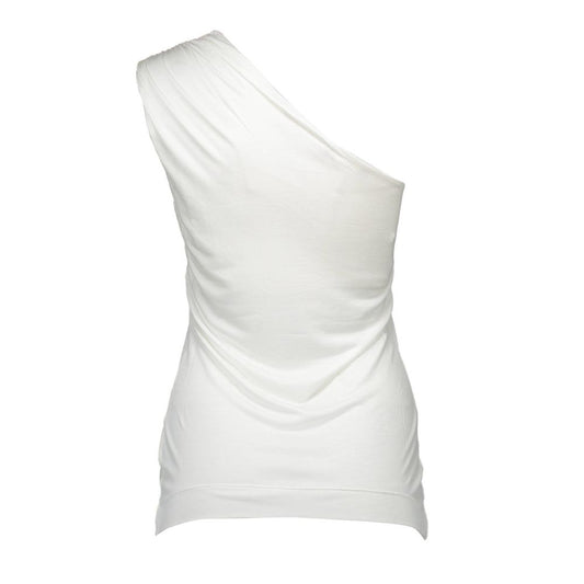 Tops y camisetas de elastano blanco de Love Moschino