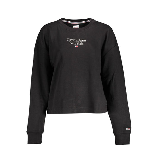 Suéter de algodón negro de Tommy Hilfiger