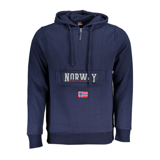 Suéter de algodón azul de Noruega 1963