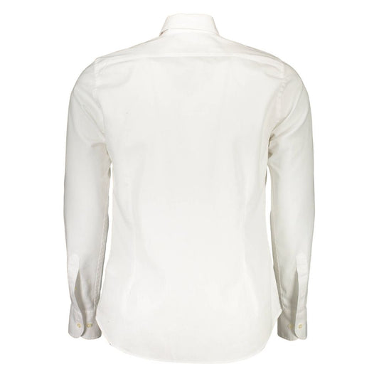 Camisa de algodón blanca La Martina