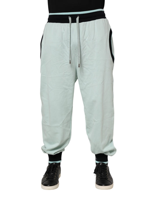 Pantalones deportivos Dolce &amp; Gabbana de algodón verde claro para hombre