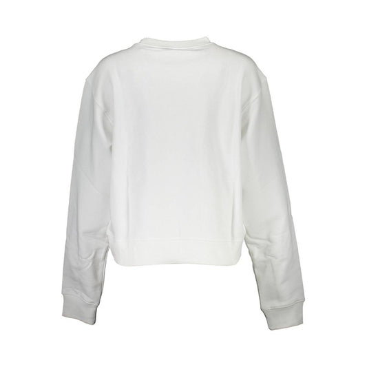 Guess Jeans White Cotton Sweater