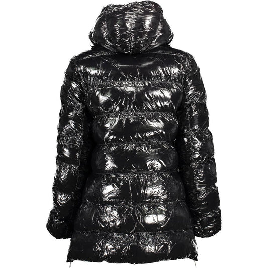 U.S. POLO ASSN. Black Polyester Jackets & Coat