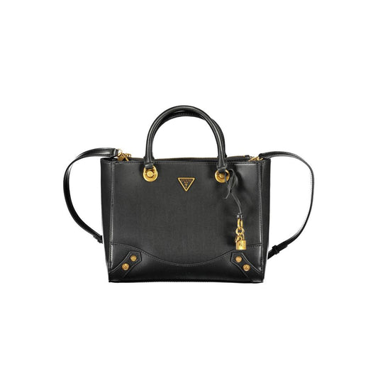 Guess Jeans Black Polyethylene Handbag