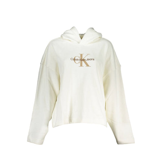 Calvin Klein White Cotton Sweater