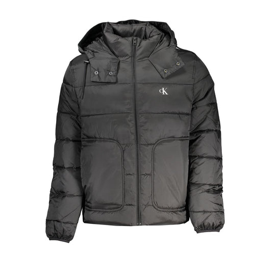Chaqueta de poliéster negra de Calvin Klein