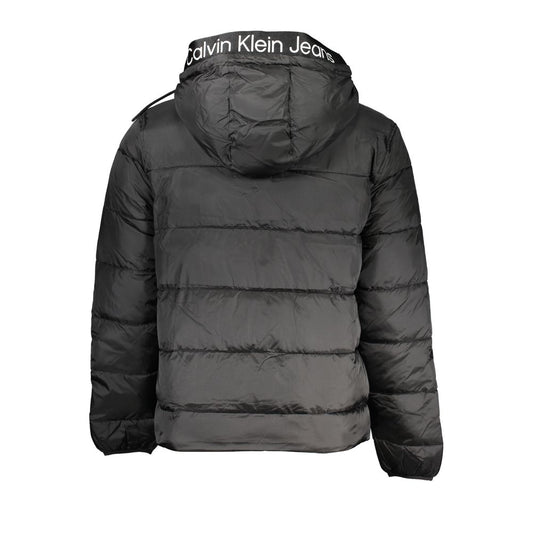 Chaqueta de poliéster negra de Calvin Klein