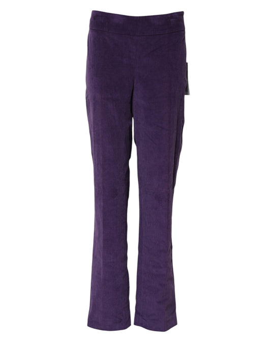 BENCIVENGA Purple High Waisted Flared Pants