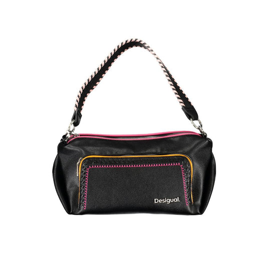 Bolso de polietileno negro Desigual
