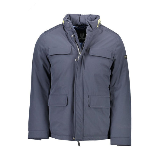 Chaqueta de poliéster azul Plein Sport