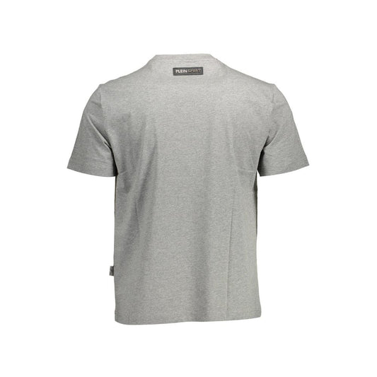 Plein Sport Gray Cotton T-Shirt