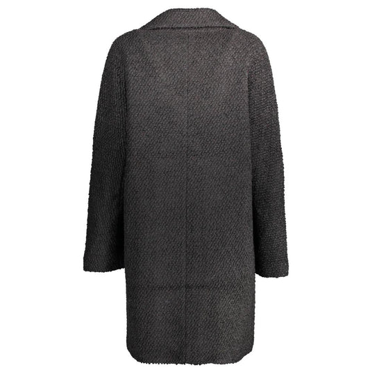 Desigual Black Polyester Jackets & Coat