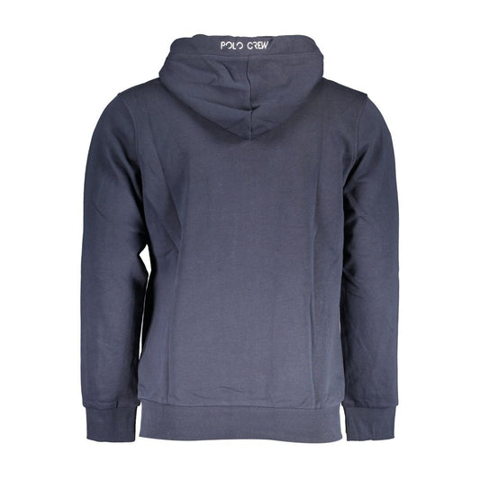 La Martina Blue Cotton Sweater