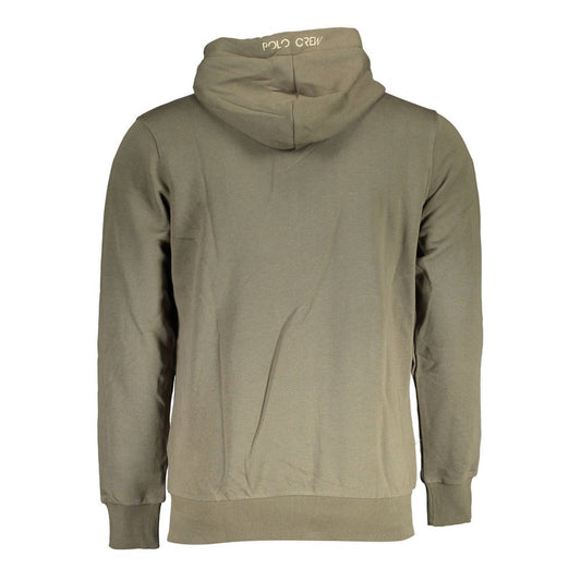La Martina Green Cotton Sweater