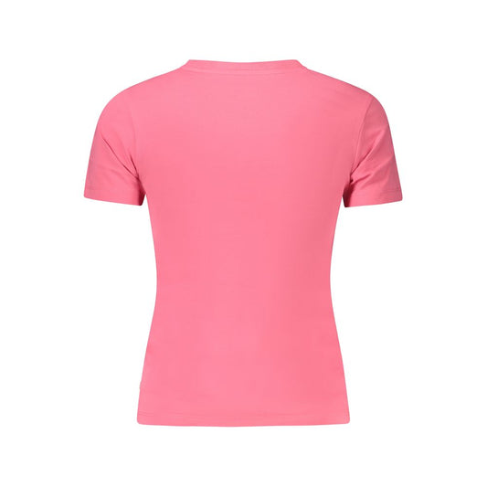 Guess Jeans Pink Cotton Tops & T-Shirt