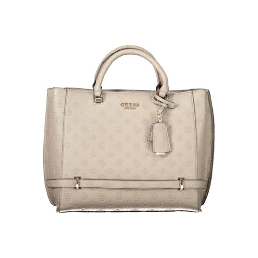 Guess Jeans Brown Polyethylene Handbag