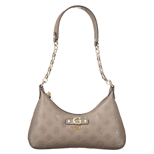 Guess Jeans Brown Polyethylene Handbag
