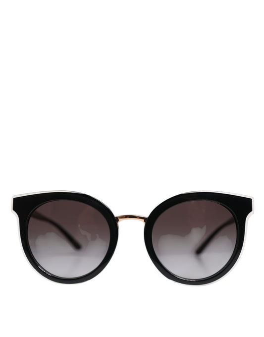 Dolce & Gabbana Black Transparent Trim Round DG4371-F Eyewear Sunglasses