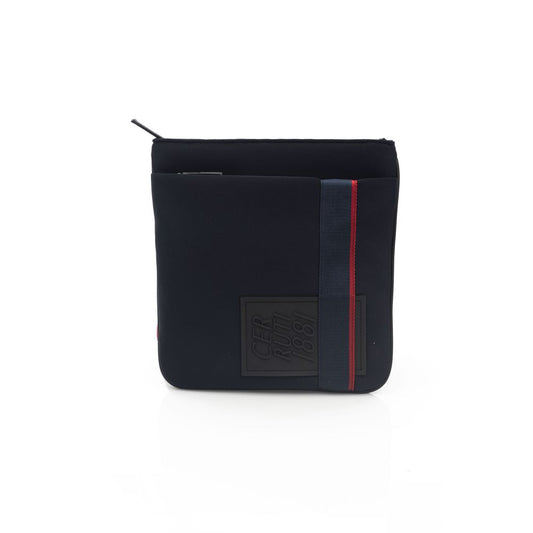 Cerruti 1881 Blue Polyester Men Messenger Bag