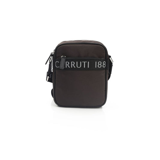 Cerruti 1881 Brown Leather Men Messenger Bag