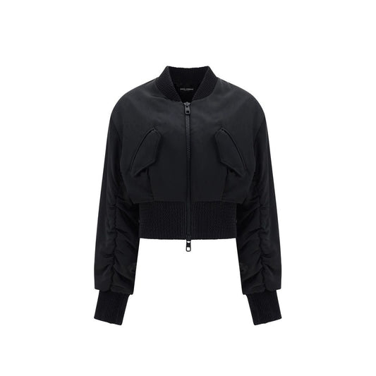 Dolce & Gabbana Cropped Bomber Jacket