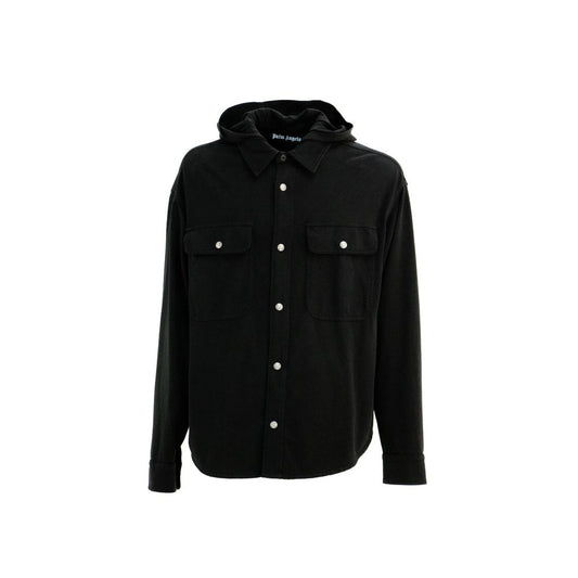 Palm Angels Classic Logo Hooded Overshirt