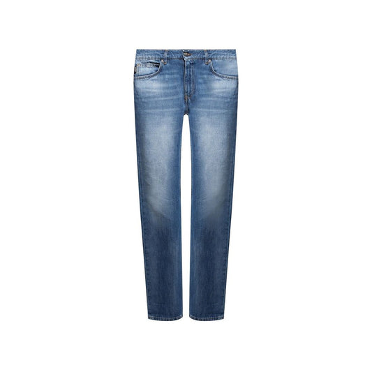 Versace Cotton Logo Denim Jeans