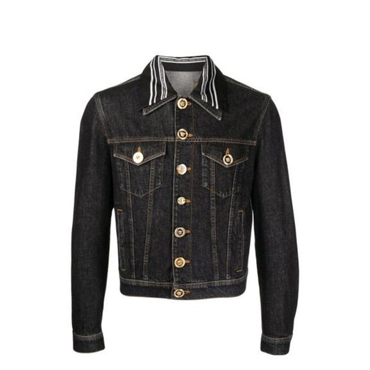 Versace Medusa Motif Denim Jacket