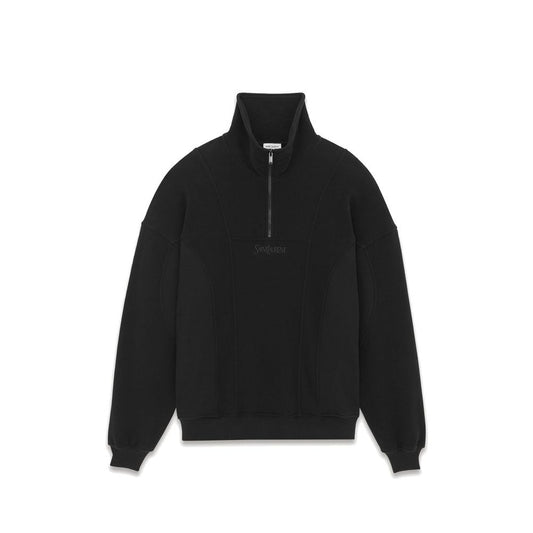 Sudadera de felpa de algodón de Saint Laurent