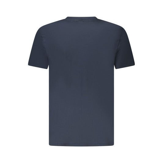 Hugo Boss Blue Cotton Men T-Shirt