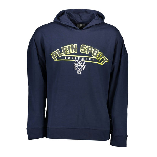 Suéter de algodón azul Plein Sport