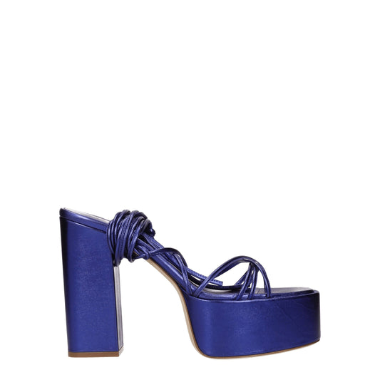 Paris Texas Purple Leather Sandal