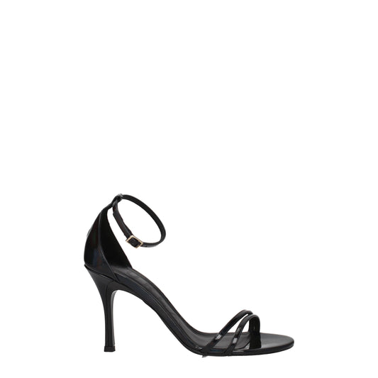 Furla Black Leather Sandal