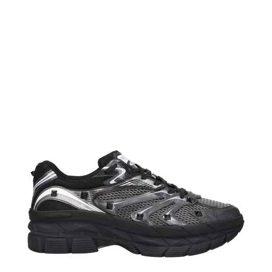 Valentino Garavani Black Fabric Sneakers
