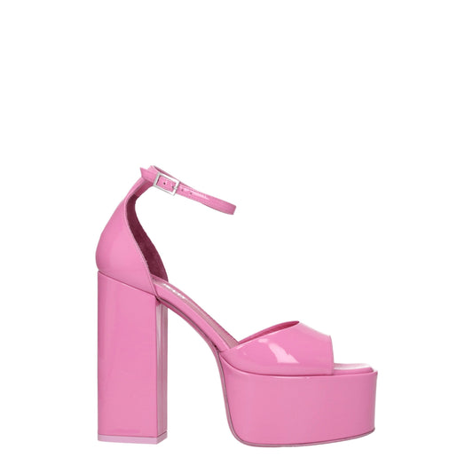 Paris Texas Pink Leather Sandal