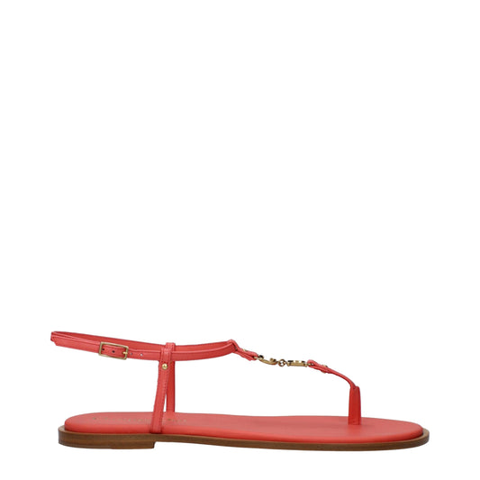 Christian Dior Pink Leather Flip-Flop Sandal