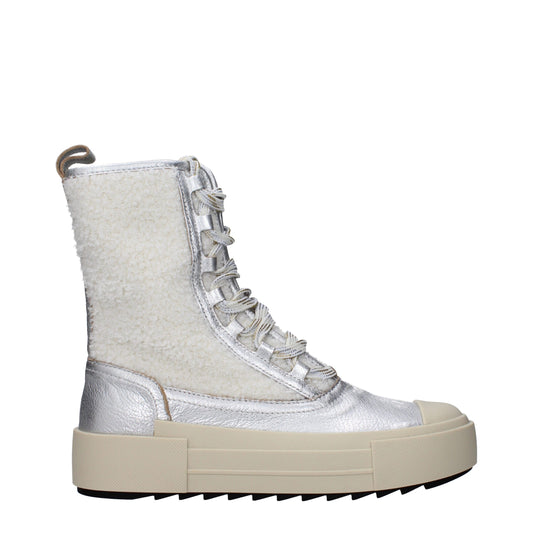 Philippe Model Gray Leather Ankle