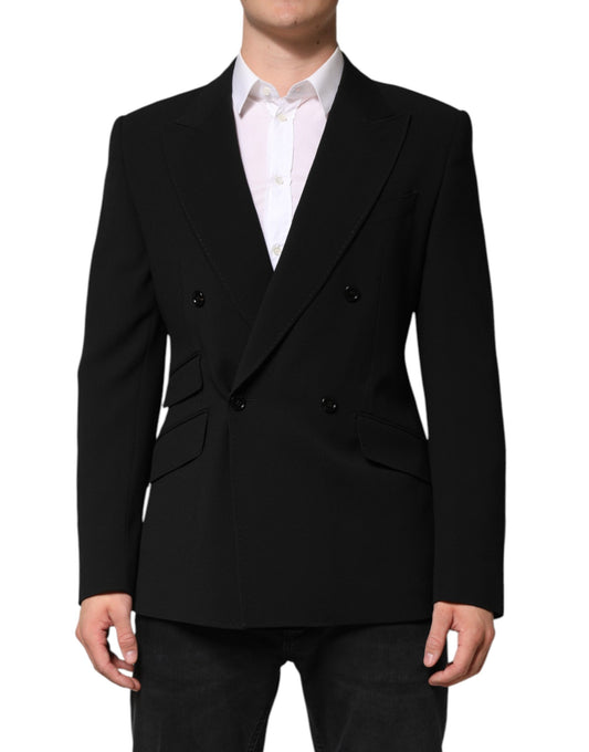 Blazer cruzado SICILIA negro de Dolce &amp; Gabbana