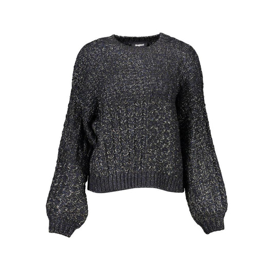 Suéter negro de poliéster Desigual